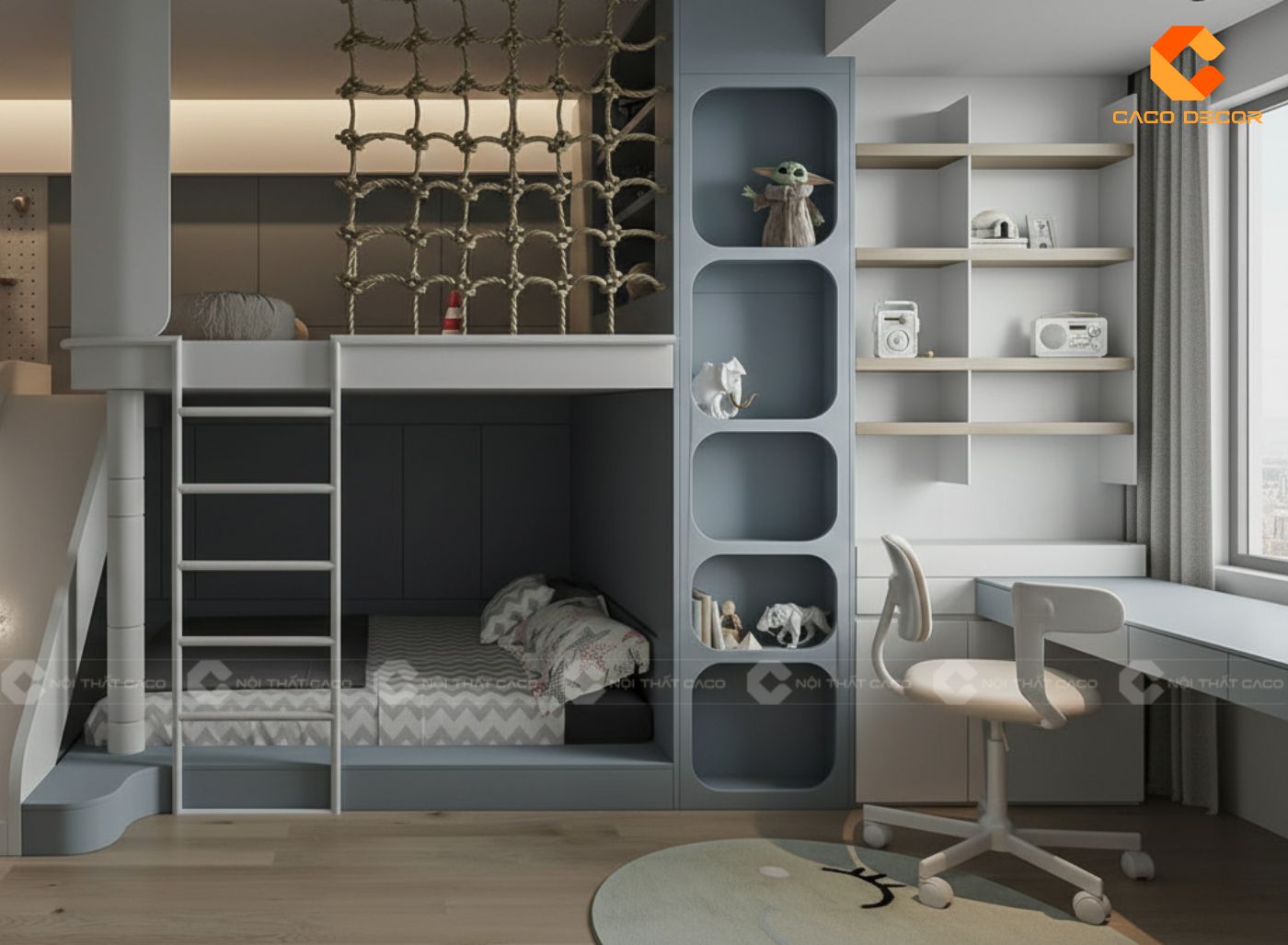 thi công nội thất phòng trẻ em 10