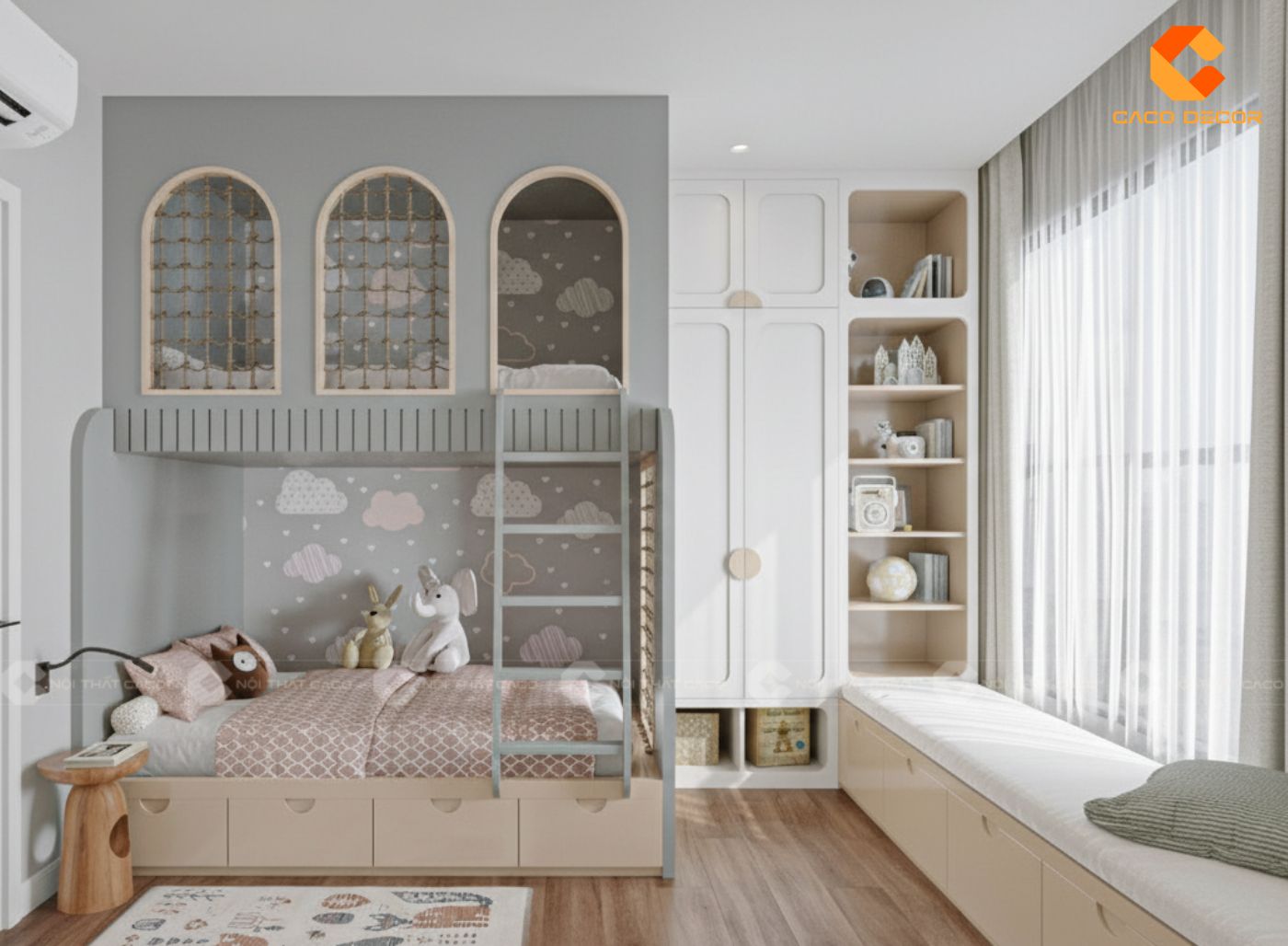 thi công nội thất phòng trẻ em 11