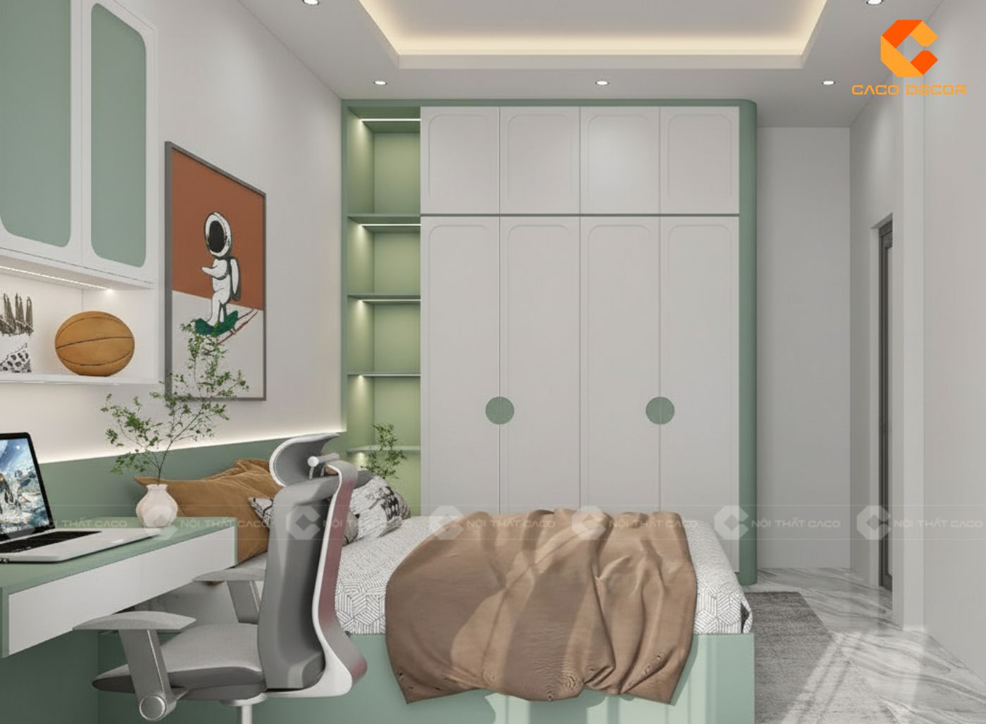 thi công nội thất phòng trẻ em 12