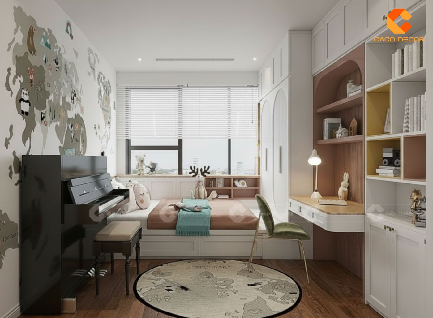 thi công nội thất phòng trẻ em 13