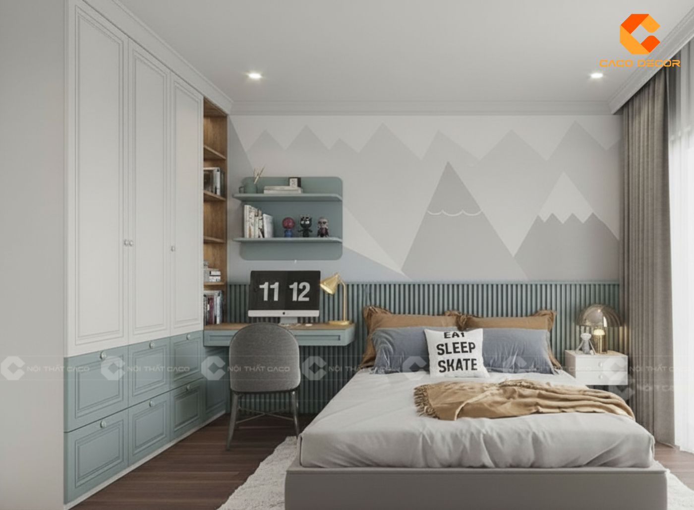 thi công nội thất phòng trẻ em hình 9