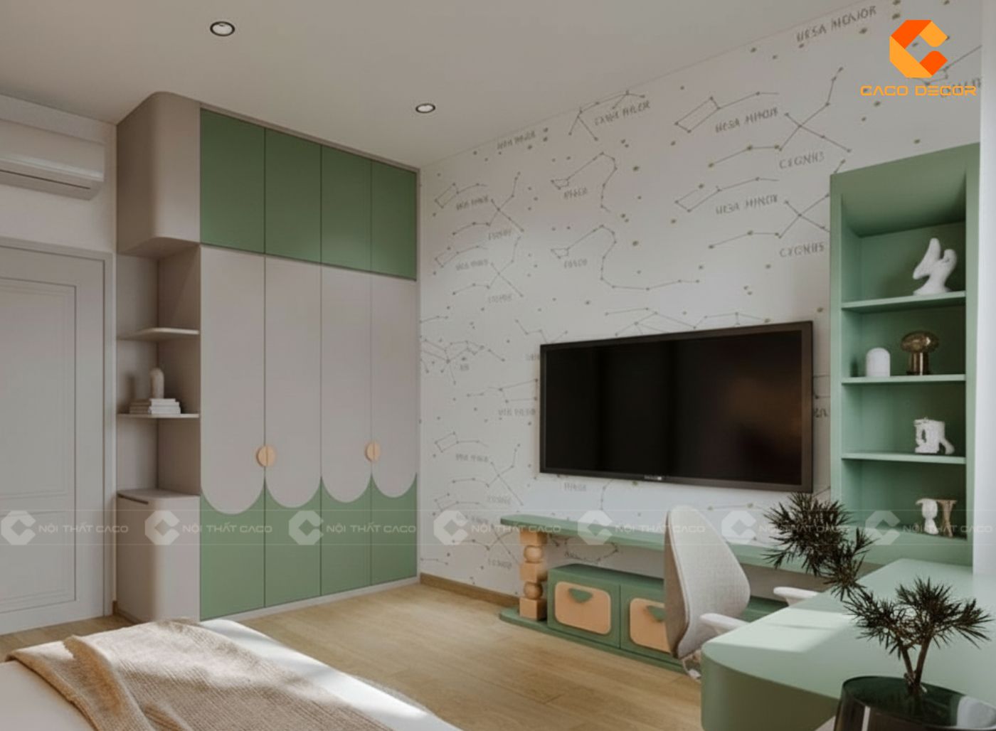 thi công nội thất phòng trẻ em hình 11