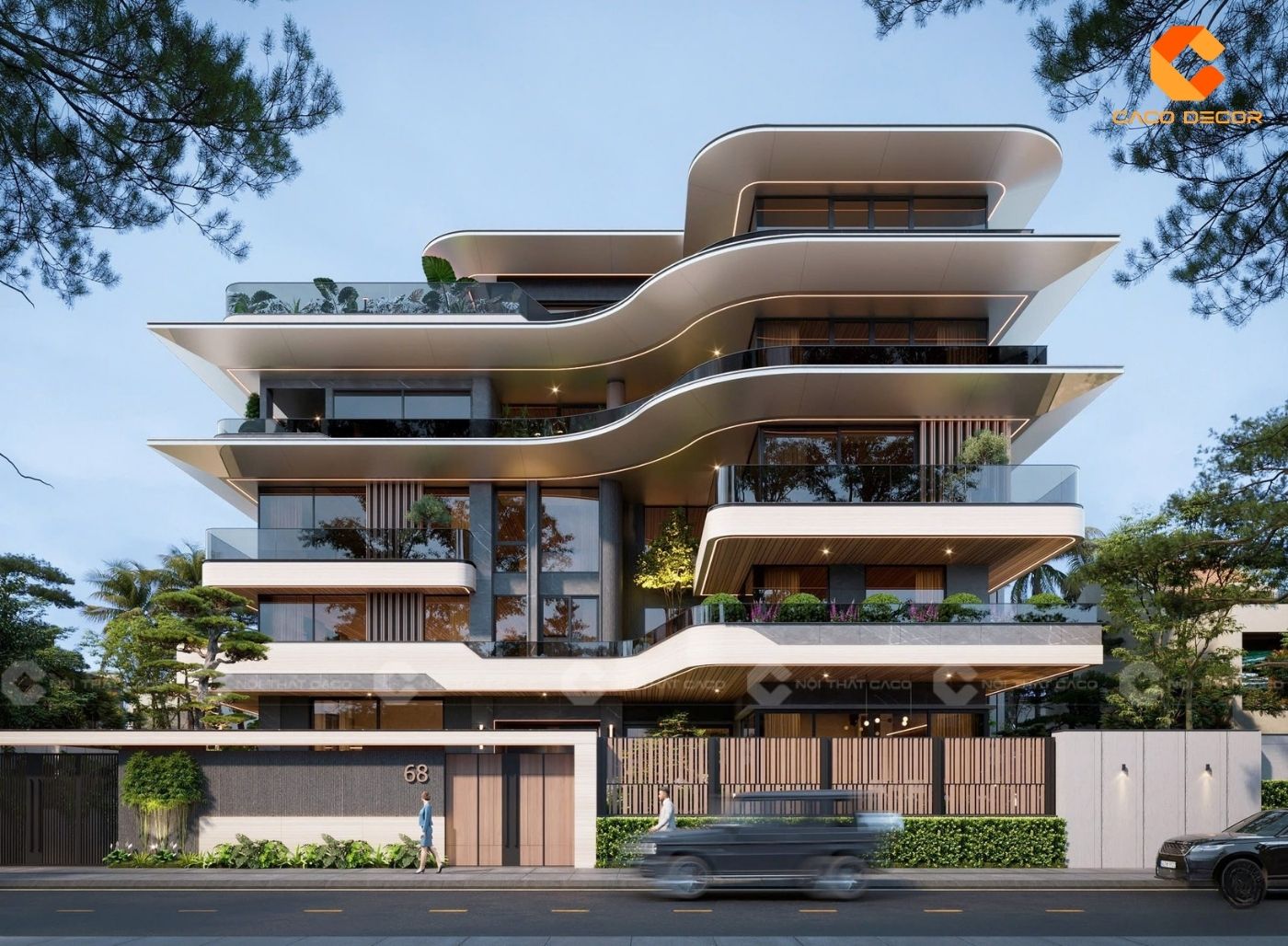 Thiết kế nội thất biệt thự sang trọng