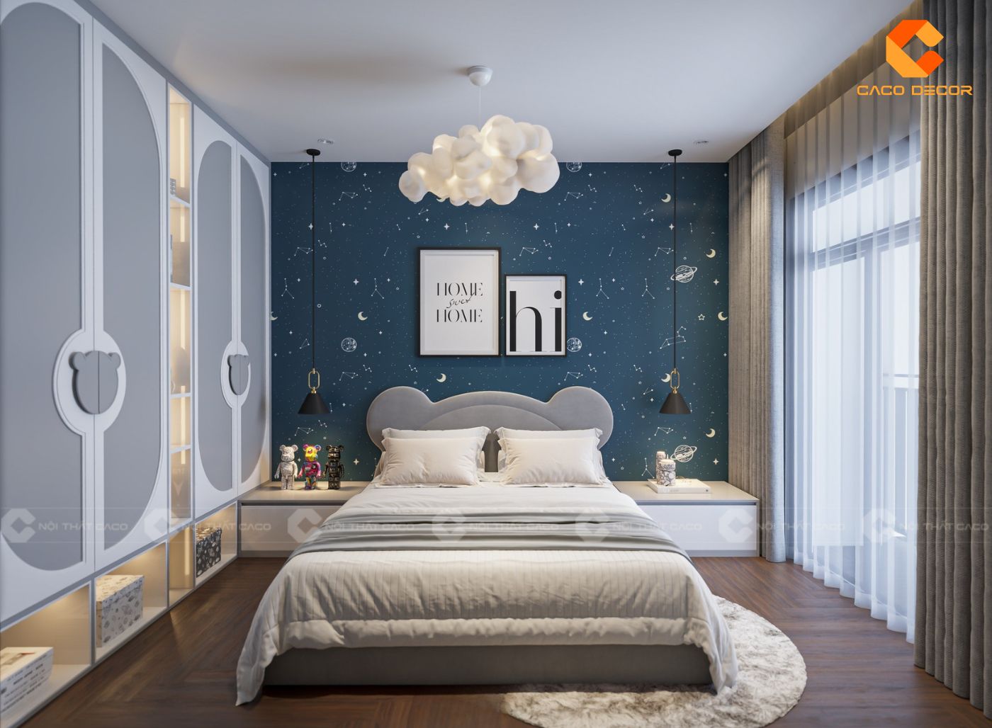 Thiết kế nội thất phòng ngủ trẻ em 2