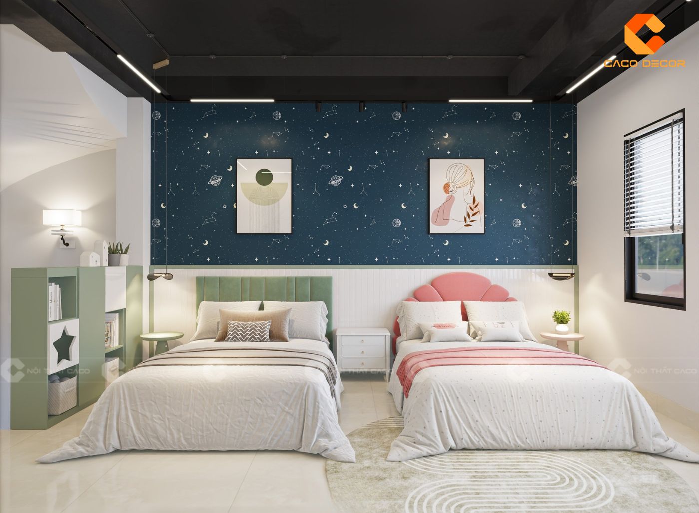 Thiết kế nội thất phòng ngủ trẻ em 4