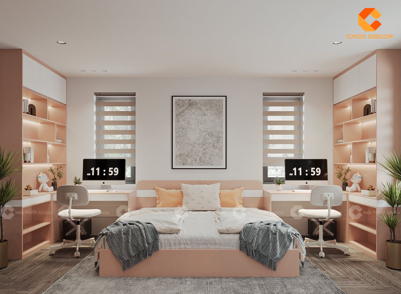 Thiết kế nội thất phòng ngủ trẻ em 7