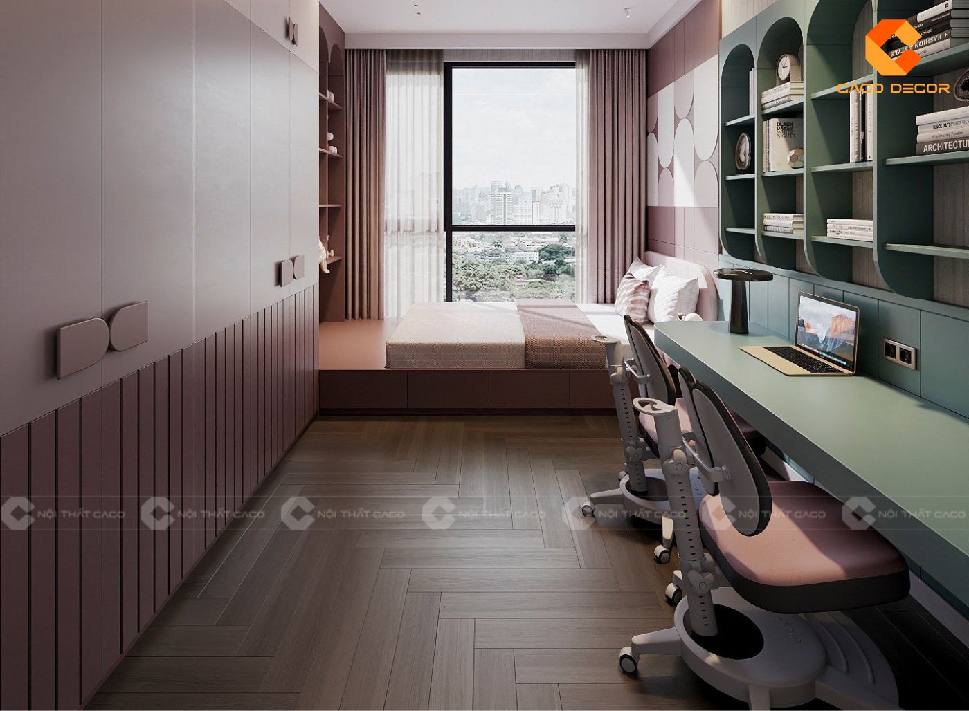 Thiết kế nội thất phòng ngủ trẻ em 6