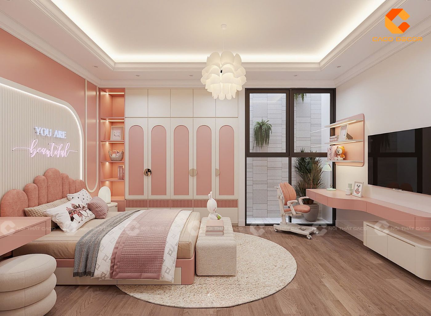 Thiết kế nội thất phòng ngủ trẻ em 9