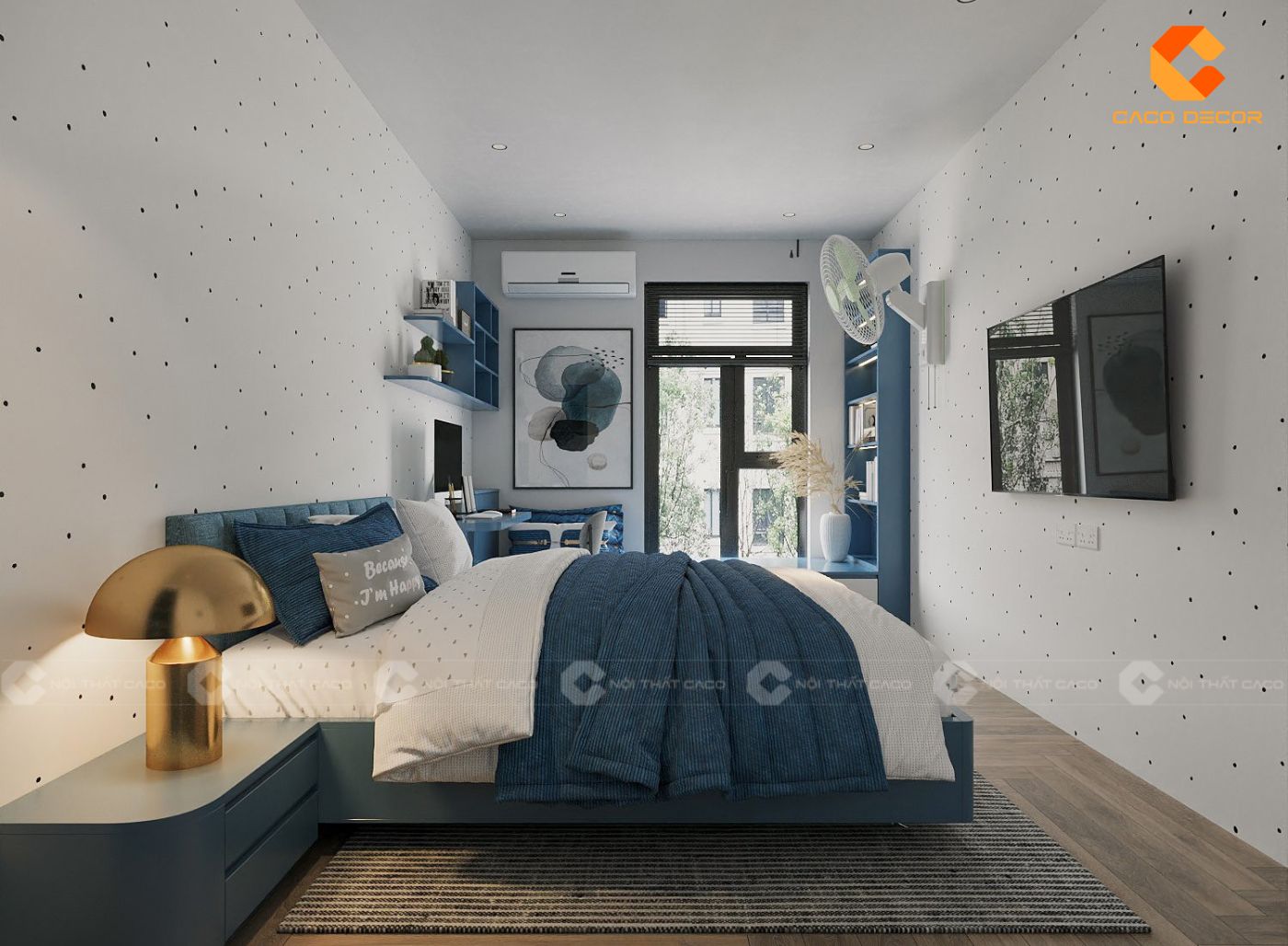 Thiết kế nội thất phòng ngủ trẻ em 10