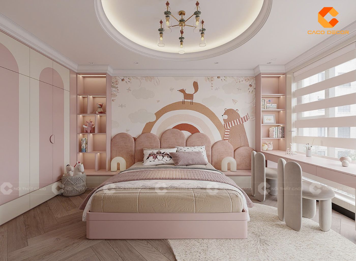 Thiết kế nội thất phòng ngủ trẻ em 12