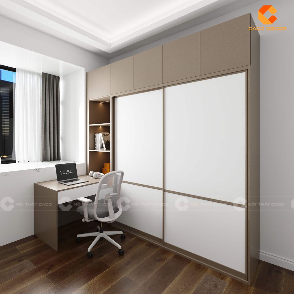 Tủ 2 Buồng Gỗ Công Nghiệp Đẹp, Tiện Lợi, Giá Xưởng Tại CaCo 1