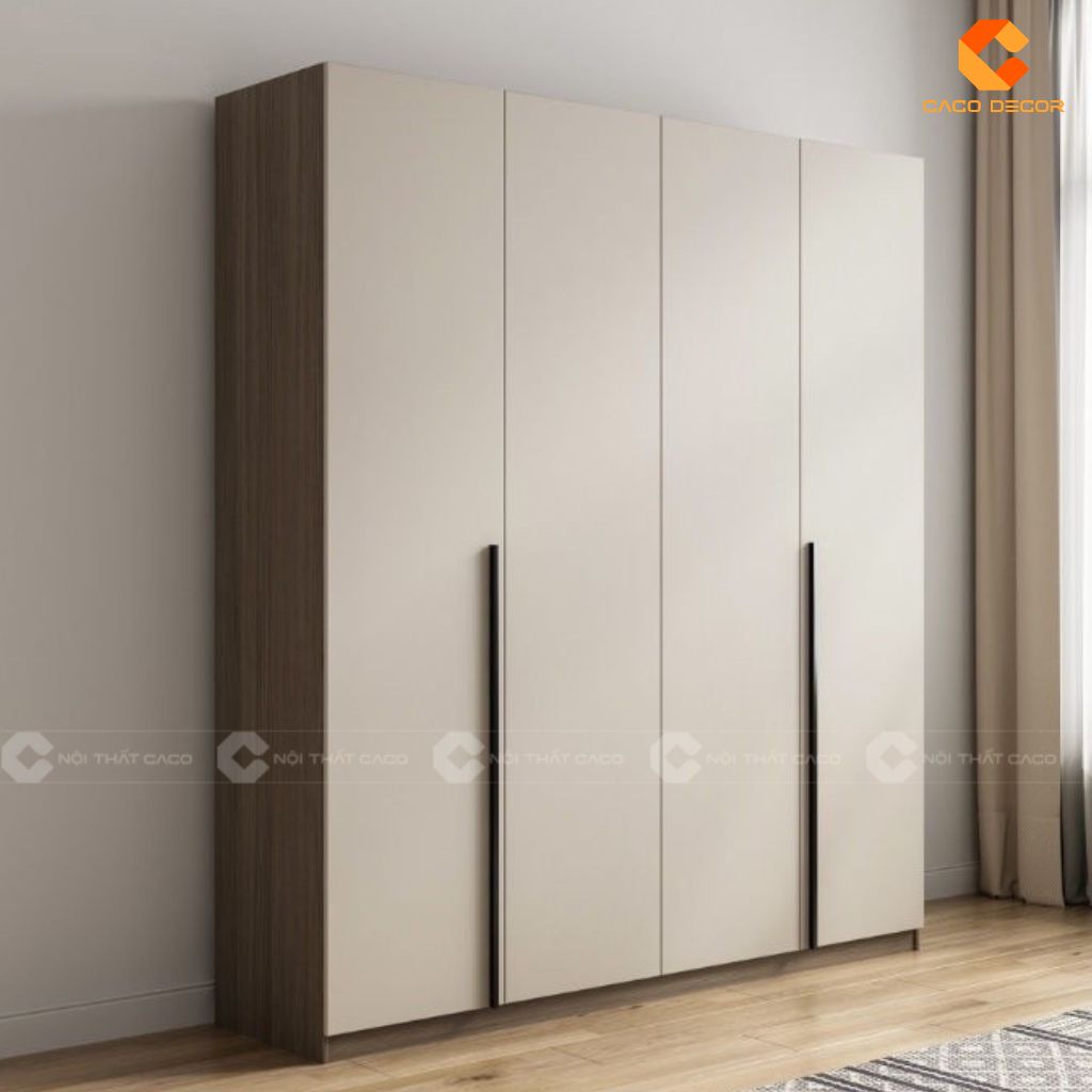 Thiết Kế Tủ Gỗ Công Nghiệp 2 Buồng Đẹp Mẫu Mới, Giá Xưởng 18