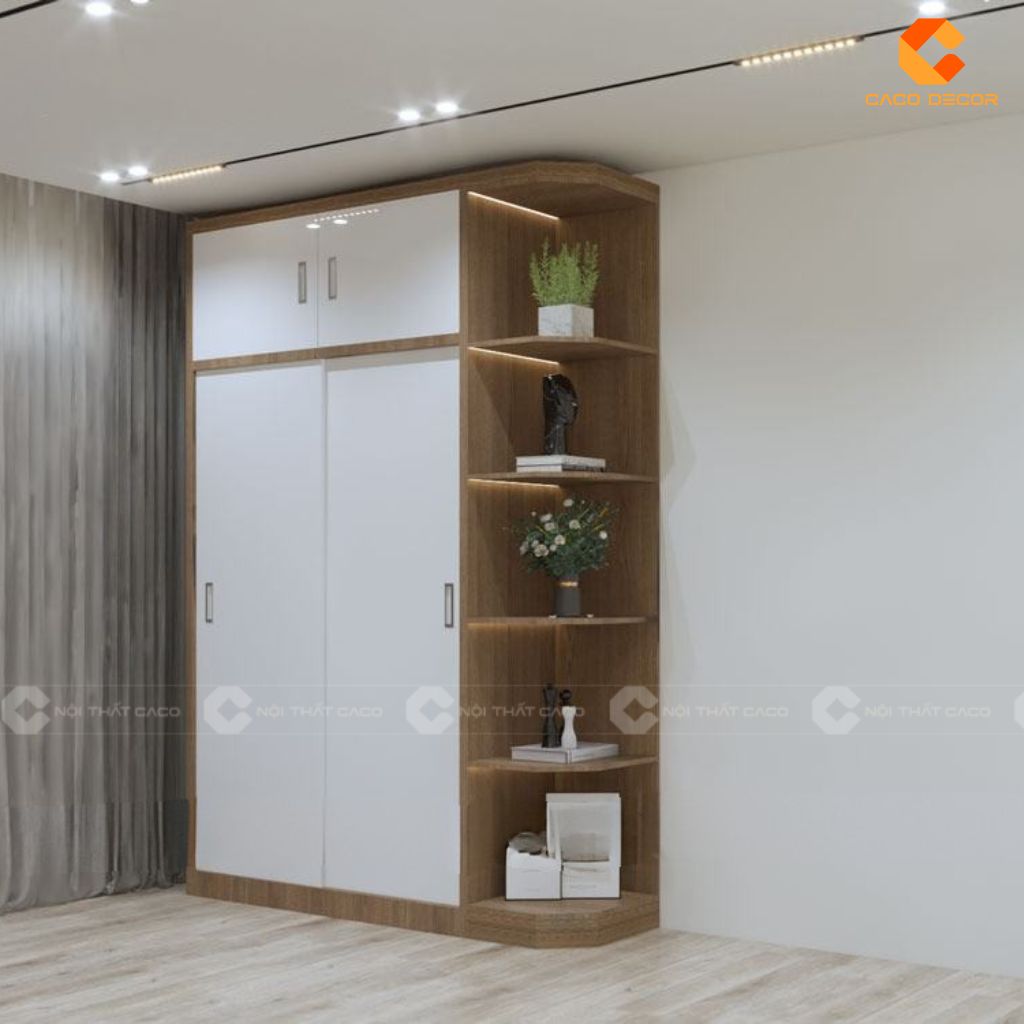 Tủ 2 Buồng Gỗ Công Nghiệp Đẹp, Tiện Lợi, Giá Xưởng Tại CaCo 8