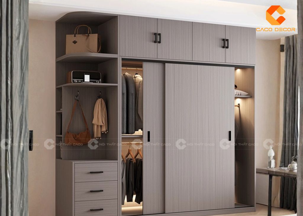 Tủ Quần Áo Gỗ Công Nghiệp MDF Lõi Xanh Chống Ẩm Có Tốt Không 3