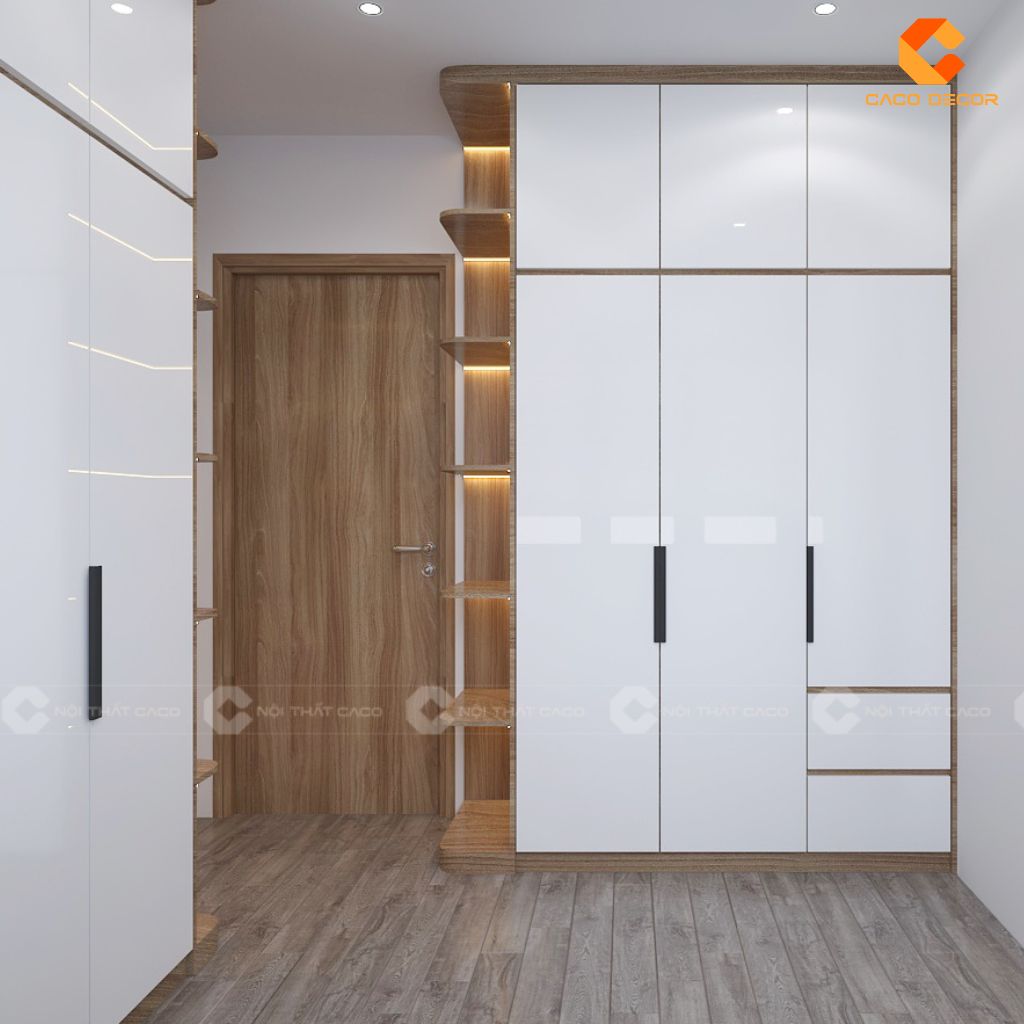 Tủ 2 Buồng Gỗ Công Nghiệp Đẹp, Tiện Lợi, Giá Xưởng Tại CaCo 18