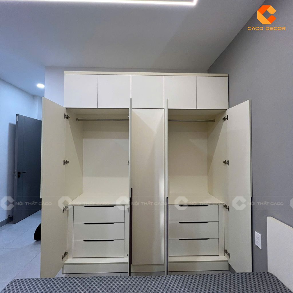 Tủ 2 Buồng Gỗ Công Nghiệp Đẹp, Tiện Lợi, Giá Xưởng Tại CaCo 19