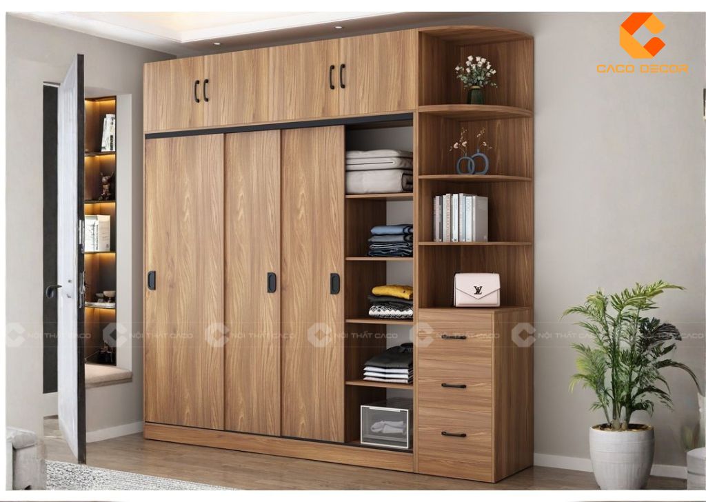 Tủ Quần Áo Gỗ Công Nghiệp MDF Lõi Xanh Chống Ẩm Có Tốt Không 18