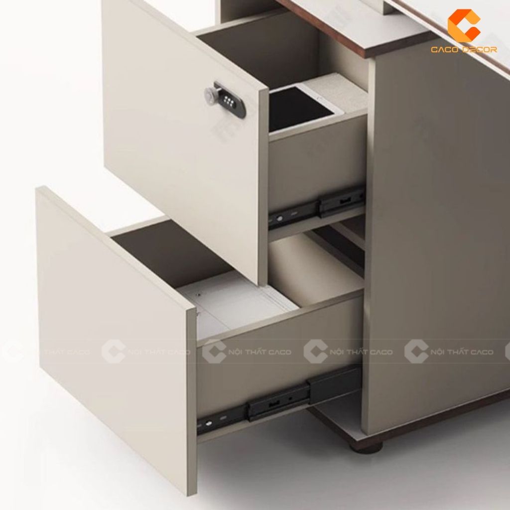 Bàn Làm Việc Nhân Viên BLVNV012 Tinh Tế Trong Thiết Kế, Bảo Mật Trong Công Năng 2