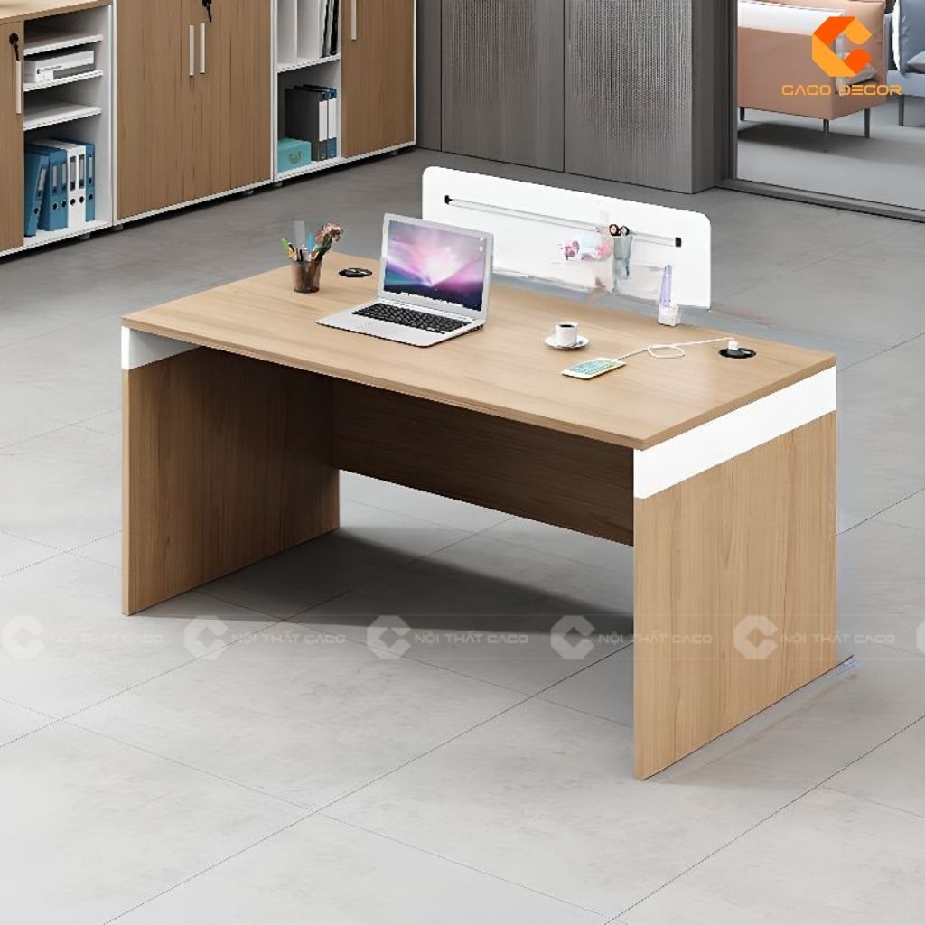 Bàn Làm Việc Nhân Viên BLVNV016 Vẻ Đẹp Thanh Lịch, Nâng Tầm Cảm Hứng Công Sở 5