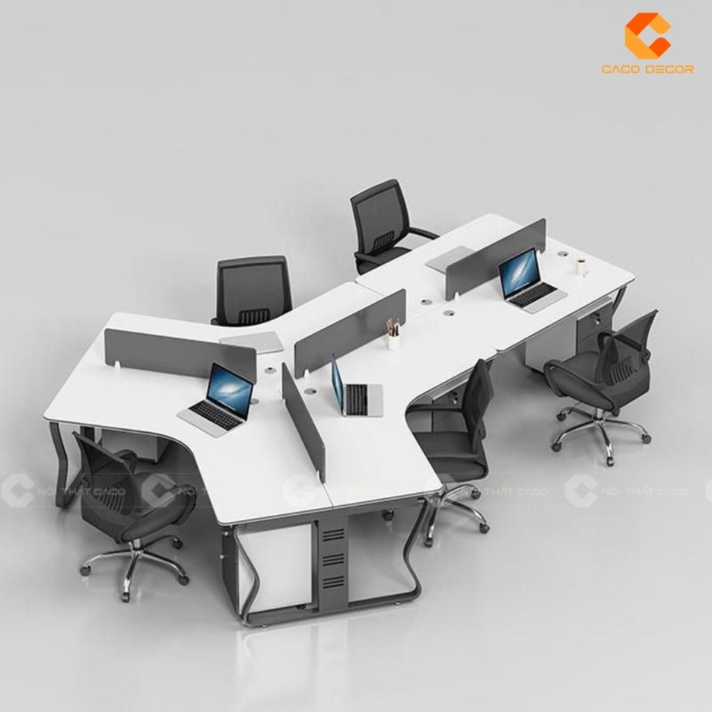 Bàn Làm Việc Nhân Viên BLVNV017 Đột Phá Không Gian Văn Phòng 4
