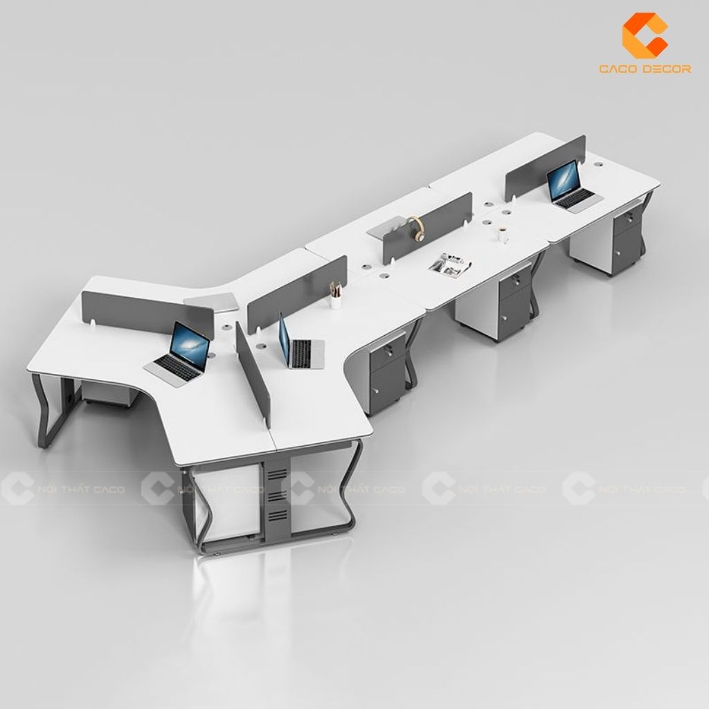 Bàn Làm Việc Nhân Viên BLVNV017 Đột Phá Không Gian Văn Phòng 6