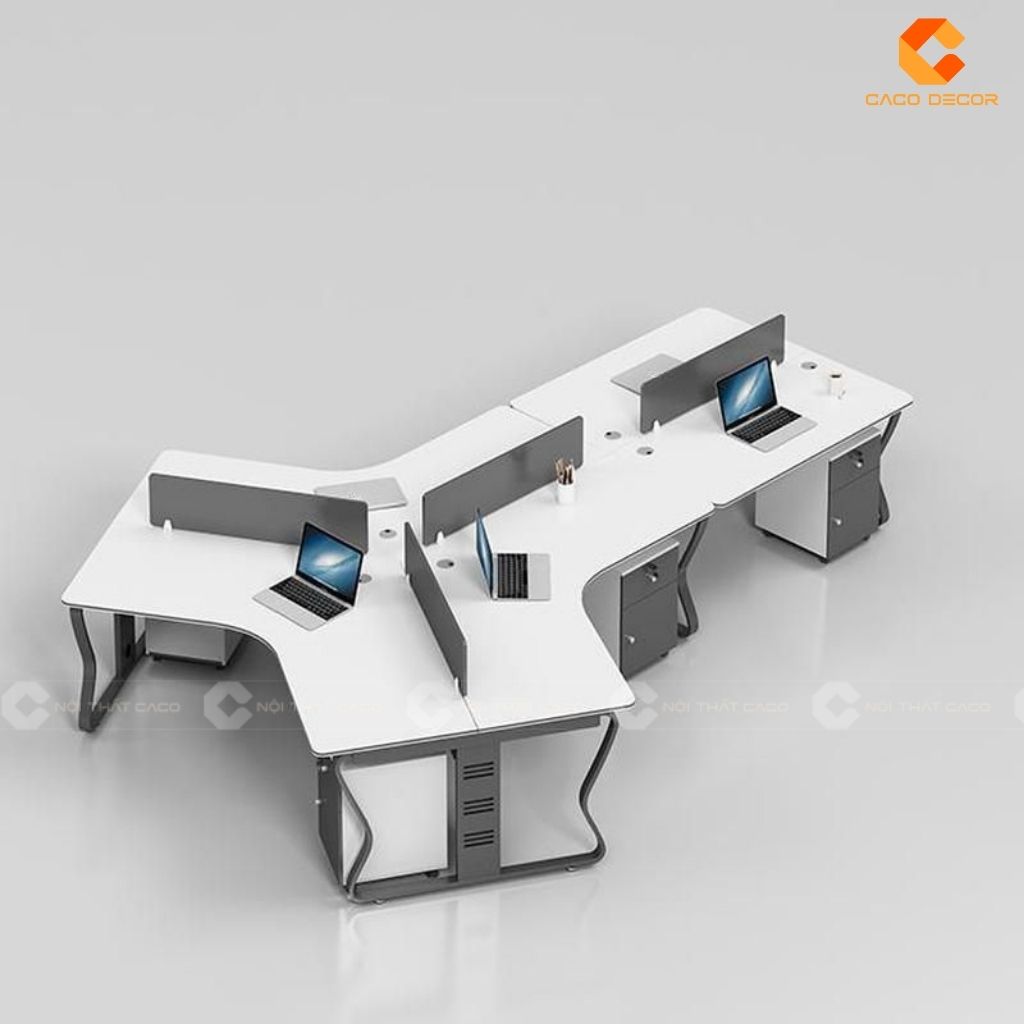 Bàn Làm Việc Nhân Viên BLVNV017 Đột Phá Không Gian Văn Phòng 7