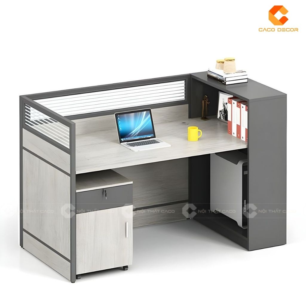Bàn Làm Việc Nhân Viên BLVNV018 Đỉnh Cao Của Sự Riêng Tư & Tiện Nghi 5