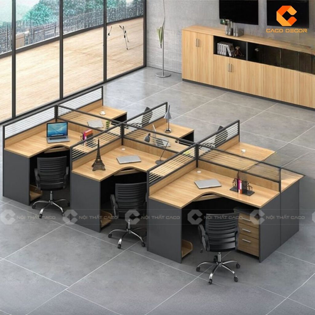 Bàn Làm Việc Nhân Viên BLVNV019 Chuẩn Mực Văn Phòng Hiện Đại 2