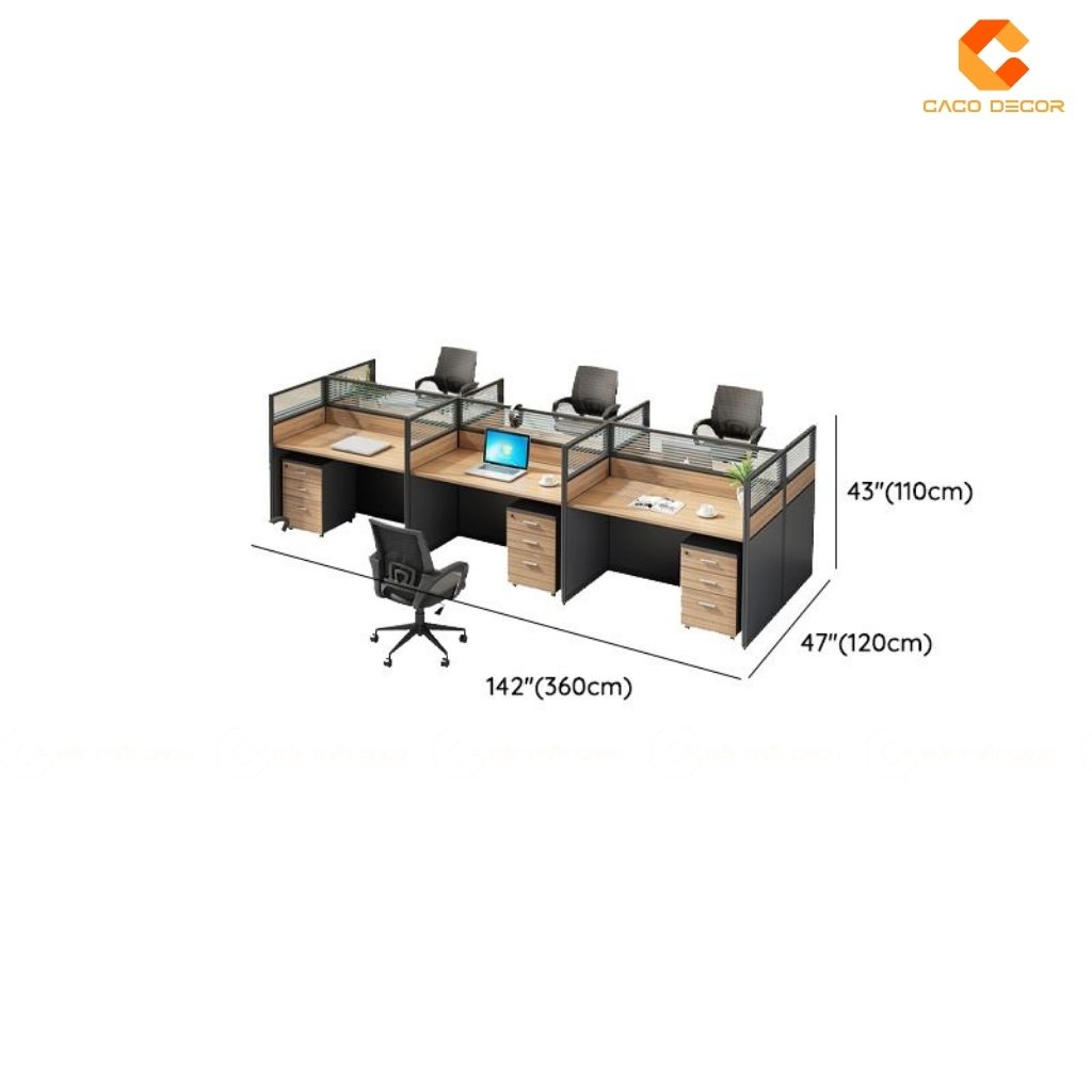 Bàn Làm Việc Nhân Viên BLVNV019 Chuẩn Mực Văn Phòng Hiện Đại 4