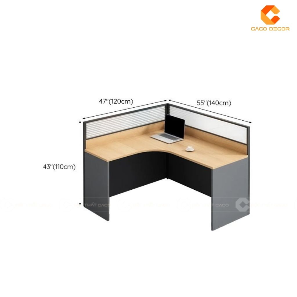 Bàn Làm Việc Nhân Viên BLVNV020 Không Gian Riêng Tư, Nâng Tầm Tập Trung 5