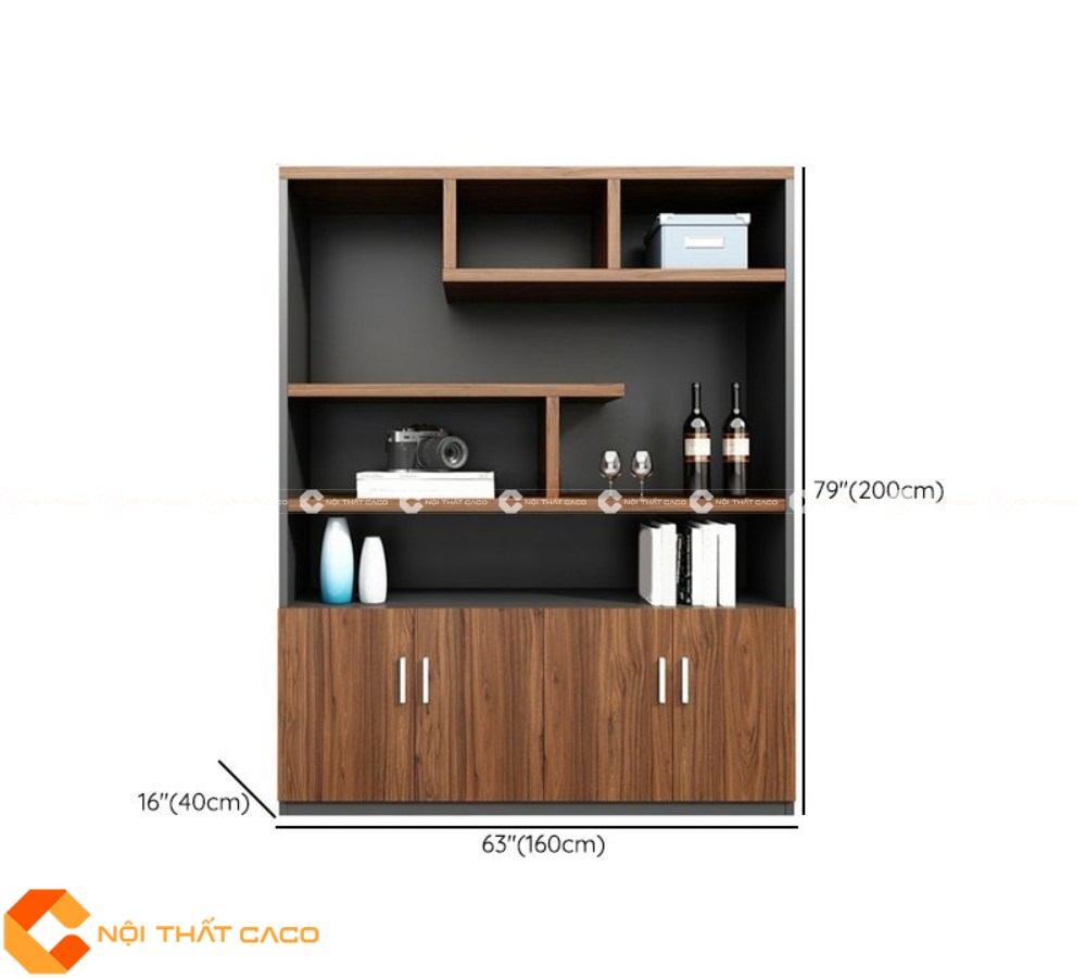 Tủ Hồ Sơ Gỗ Công Nghiệp THS022 Hiện Đại Giá Tốt 7