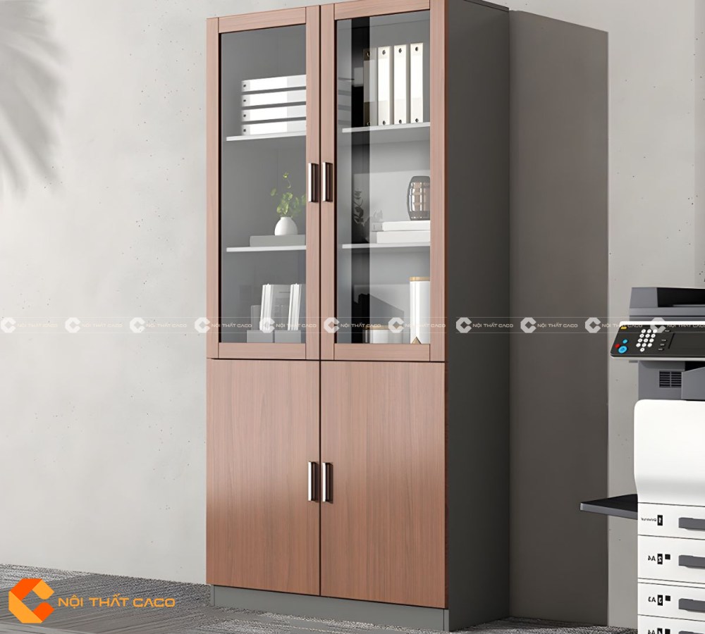Tủ tài liệu văn phòng 2 cánh THS023 bền đẹp.