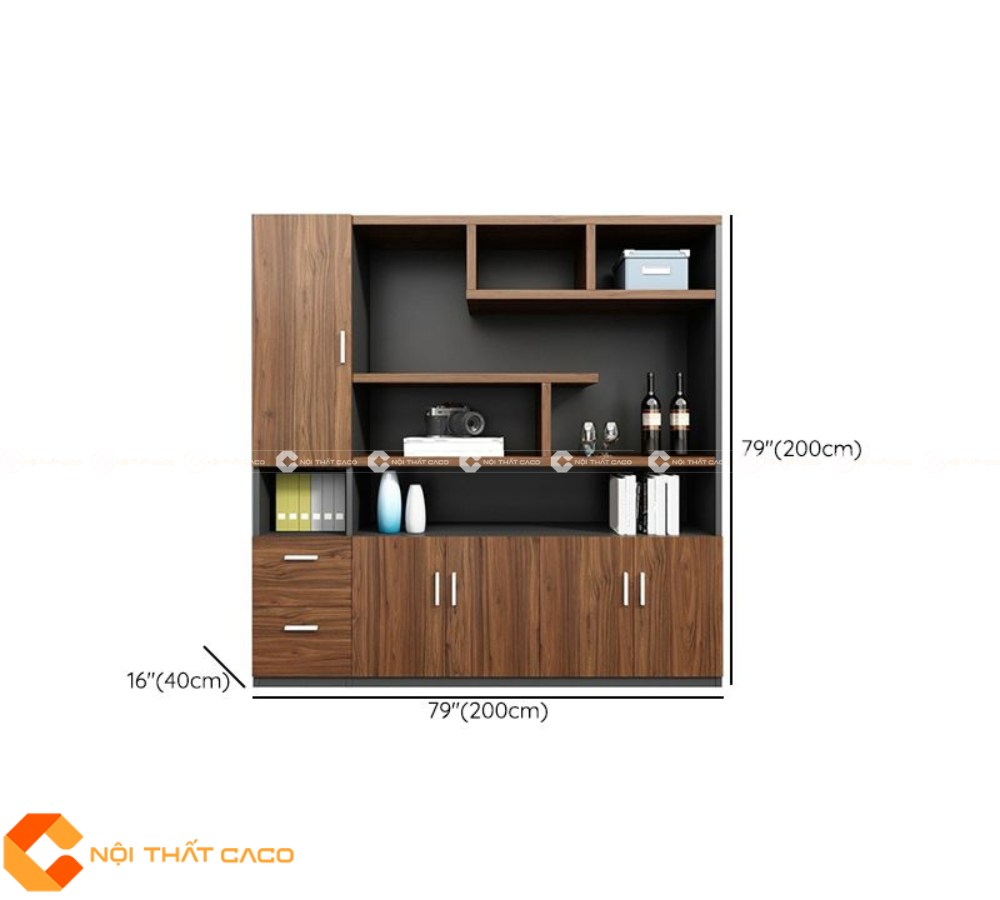 Tủ Hồ Sơ Gỗ Công Nghiệp THS022 Hiện Đại Giá Tốt 6