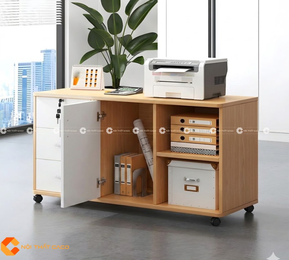 Tủ Hồ Sơ Gỗ Công Nghiệp THS025 Hiện Đại Cao Cấp | Nội Thất CaCo 1