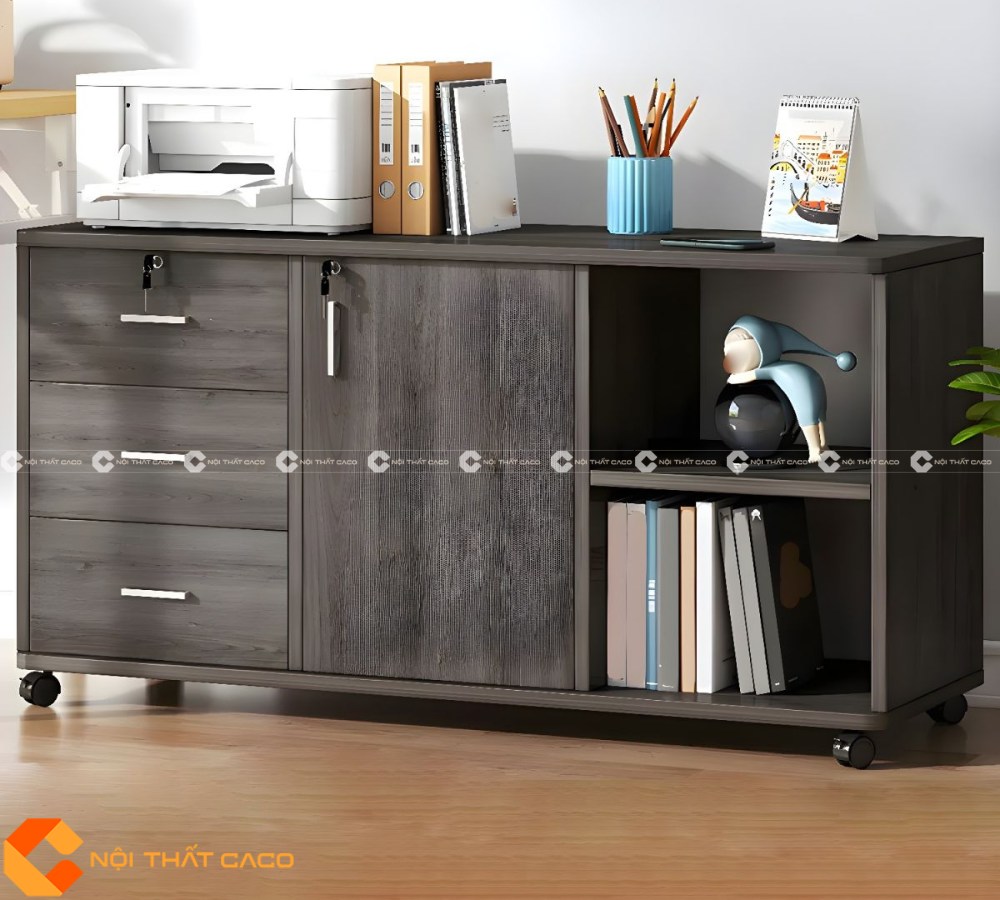 Tủ Hồ Sơ Gỗ Công Nghiệp THS025 Hiện Đại Cao Cấp | Nội Thất CaCo 2