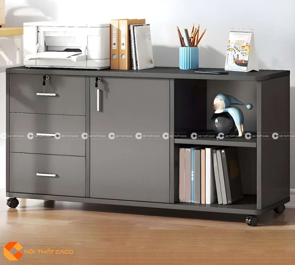 Tủ Hồ Sơ Gỗ Công Nghiệp THS025 Hiện Đại Cao Cấp | Nội Thất CaCo 4