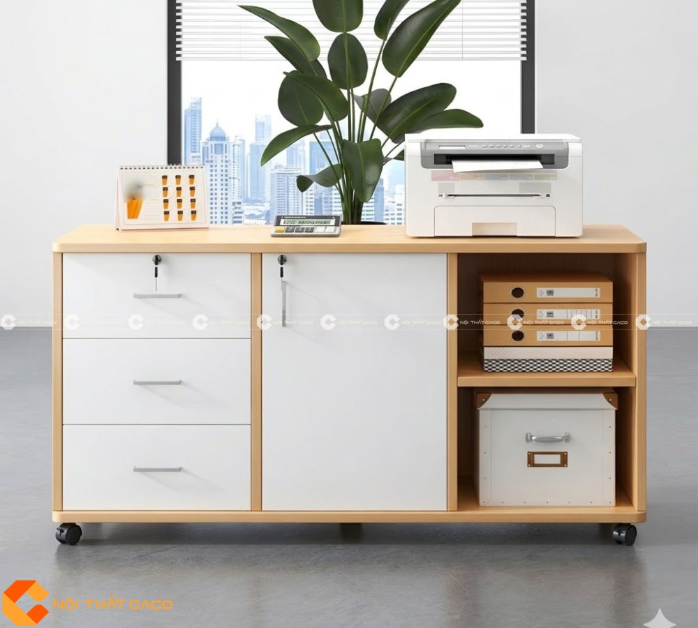 Tủ Hồ Sơ Gỗ Công Nghiệp THS025 Hiện Đại Cao Cấp | Nội Thất CaCo 5