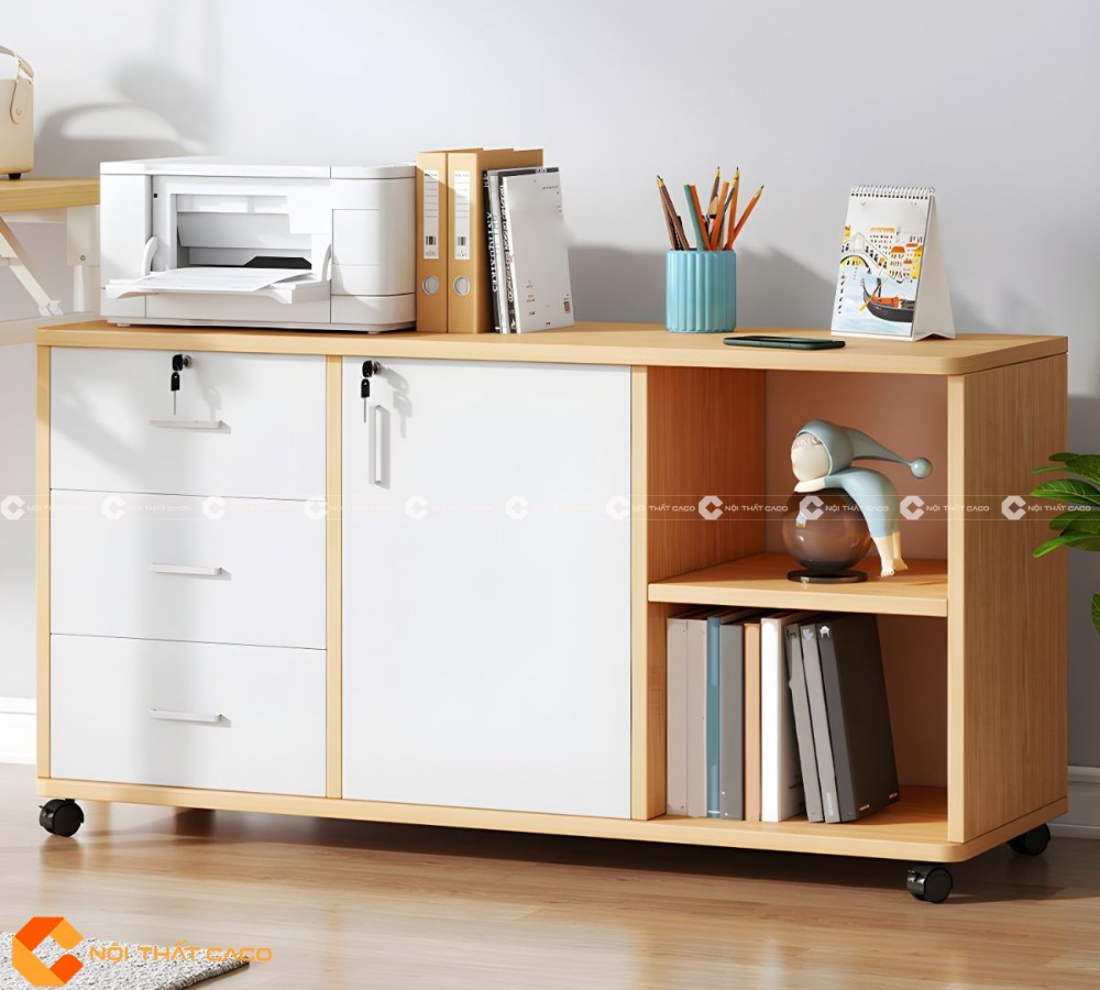Tủ Hồ Sơ Gỗ Công Nghiệp THS025 Hiện Đại Cao Cấp | Nội Thất CaCo 7