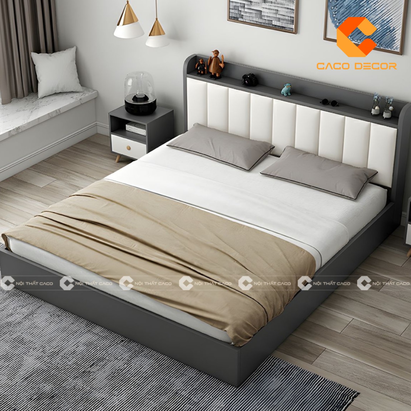 Giường ngủ gỗ công nghiệp đẹp, chất lượng với giá tốt nhất thị trường 20