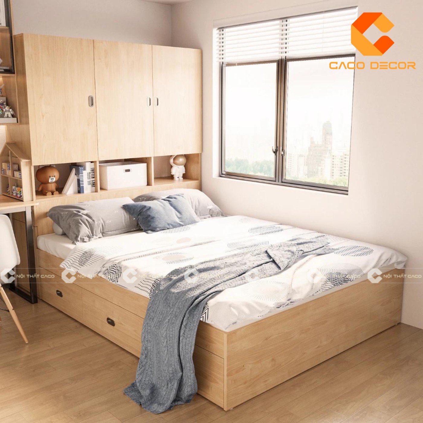 Giường ngủ gỗ công nghiệp đẹp, chất lượng với giá tốt nhất thị trường 3