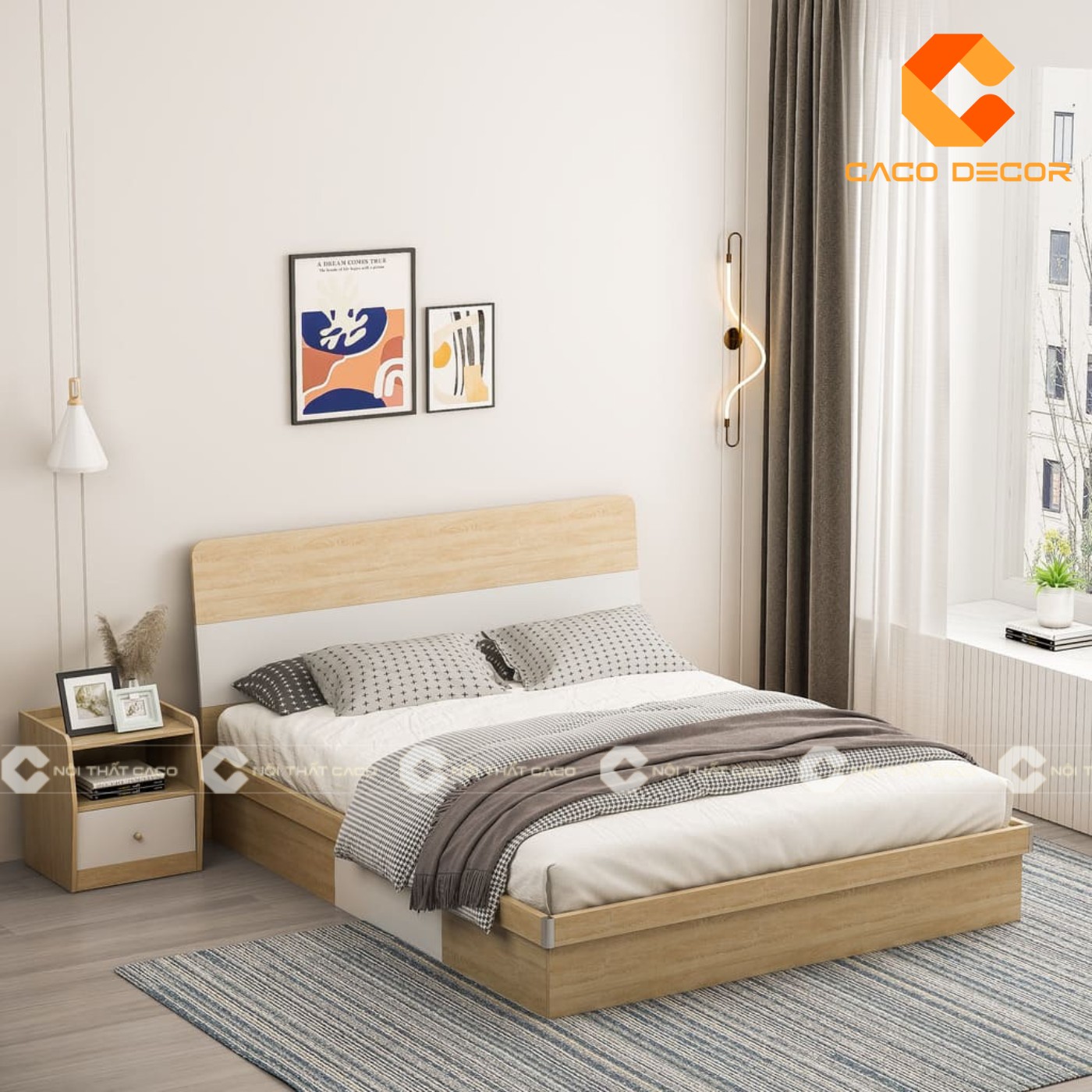 Giường ngủ gỗ công nghiệp đẹp, chất lượng với giá tốt nhất thị trường 4