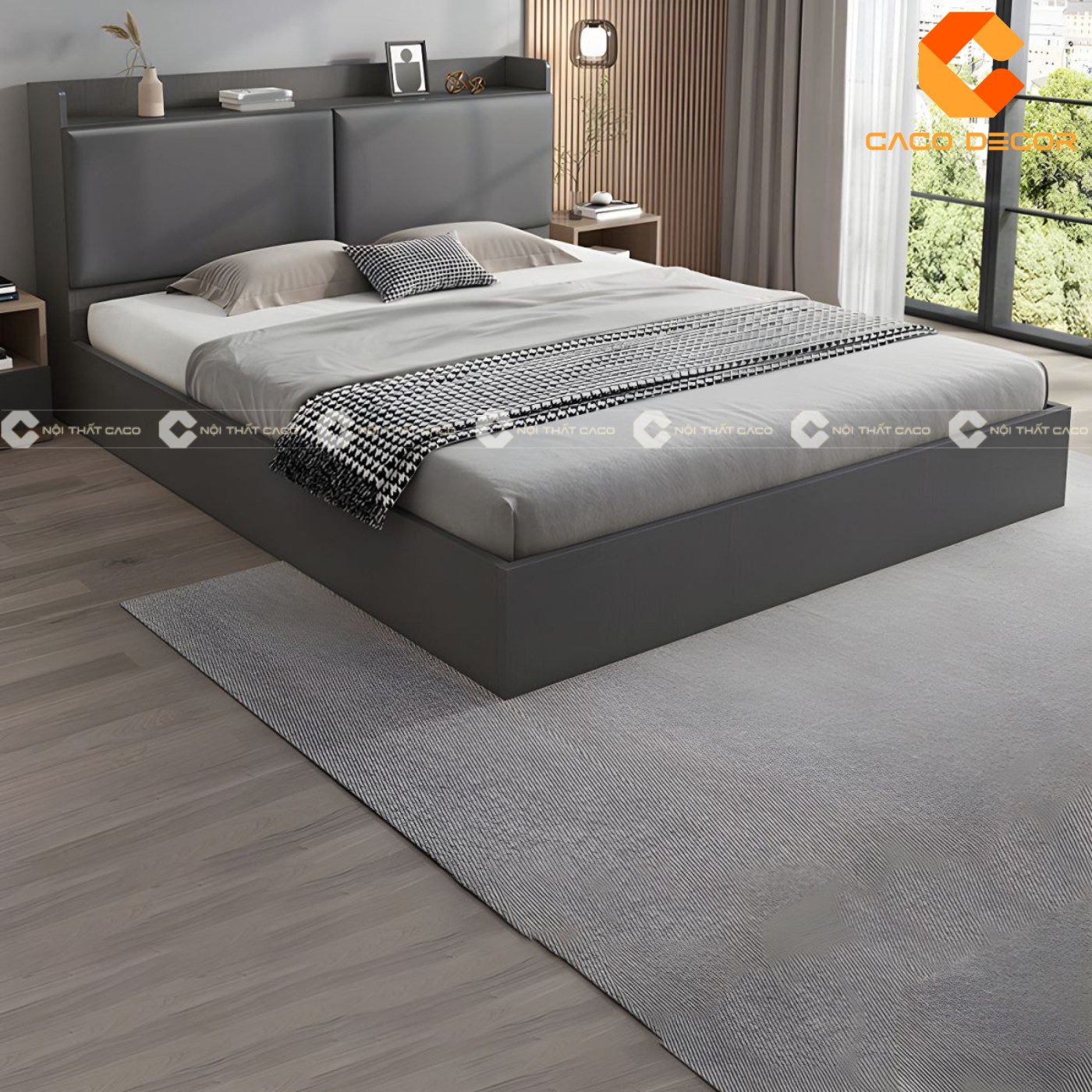 Giường ngủ gỗ công nghiệp đẹp, chất lượng với giá tốt nhất thị trường 6
