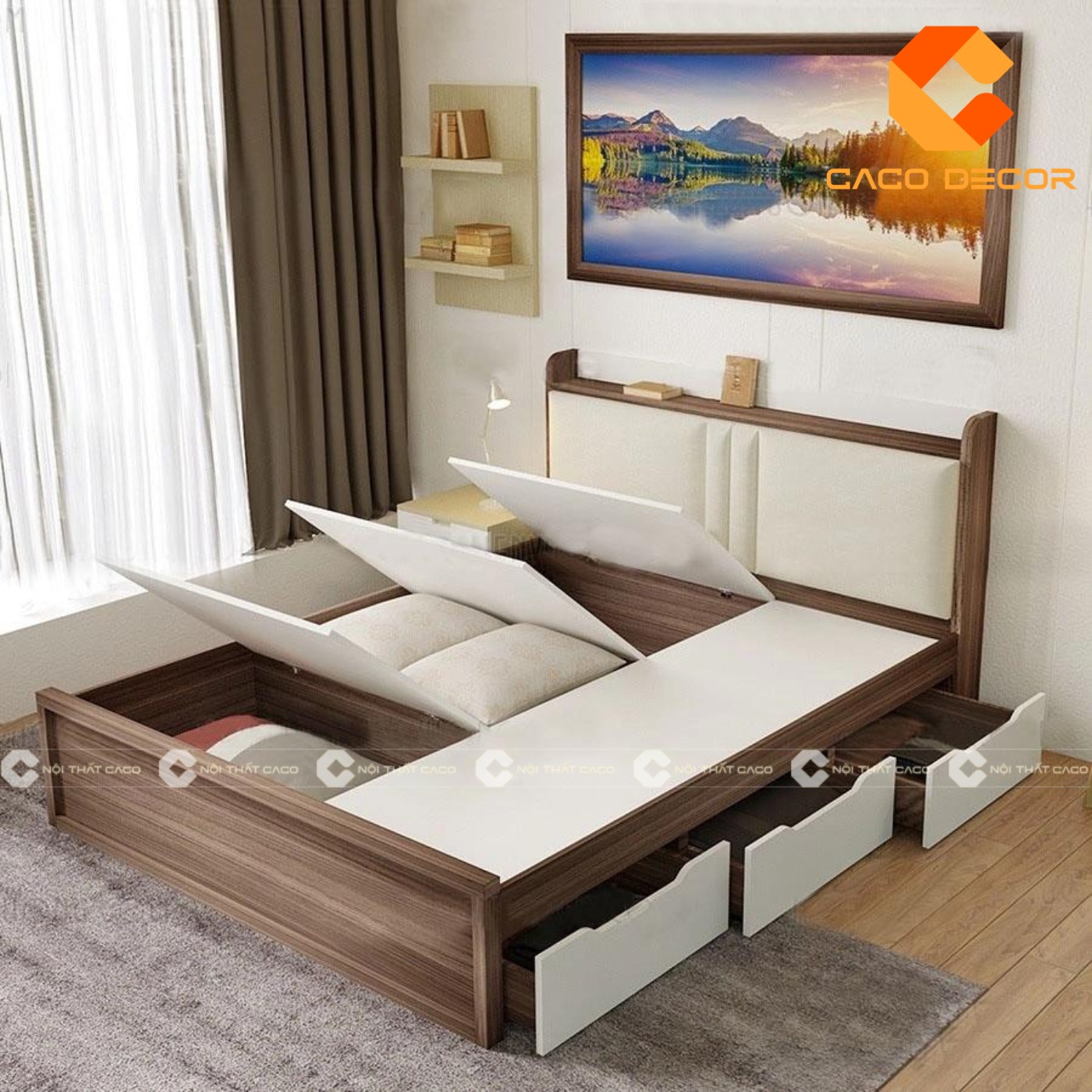 Giường ngủ gỗ công nghiệp đẹp, chất lượng với giá tốt nhất thị trường 21