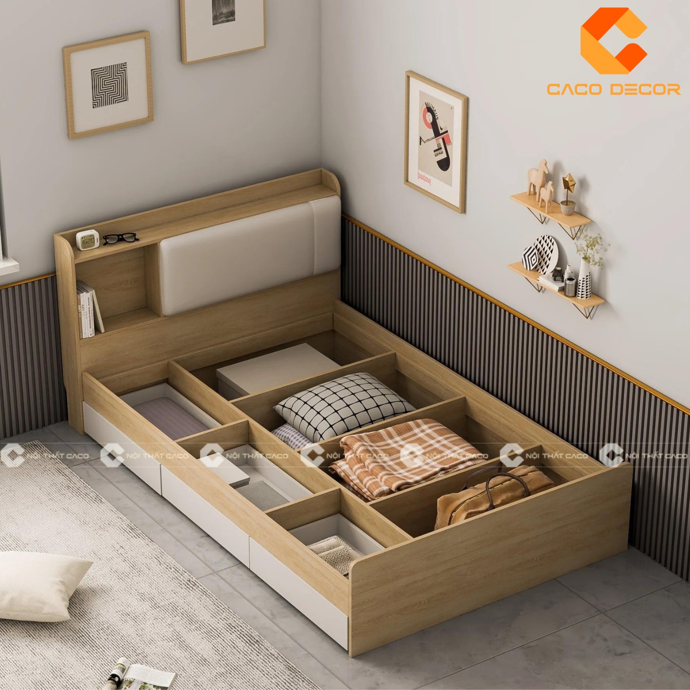 Giường ngủ gỗ công nghiệp đẹp, chất lượng với giá tốt nhất thị trường 7