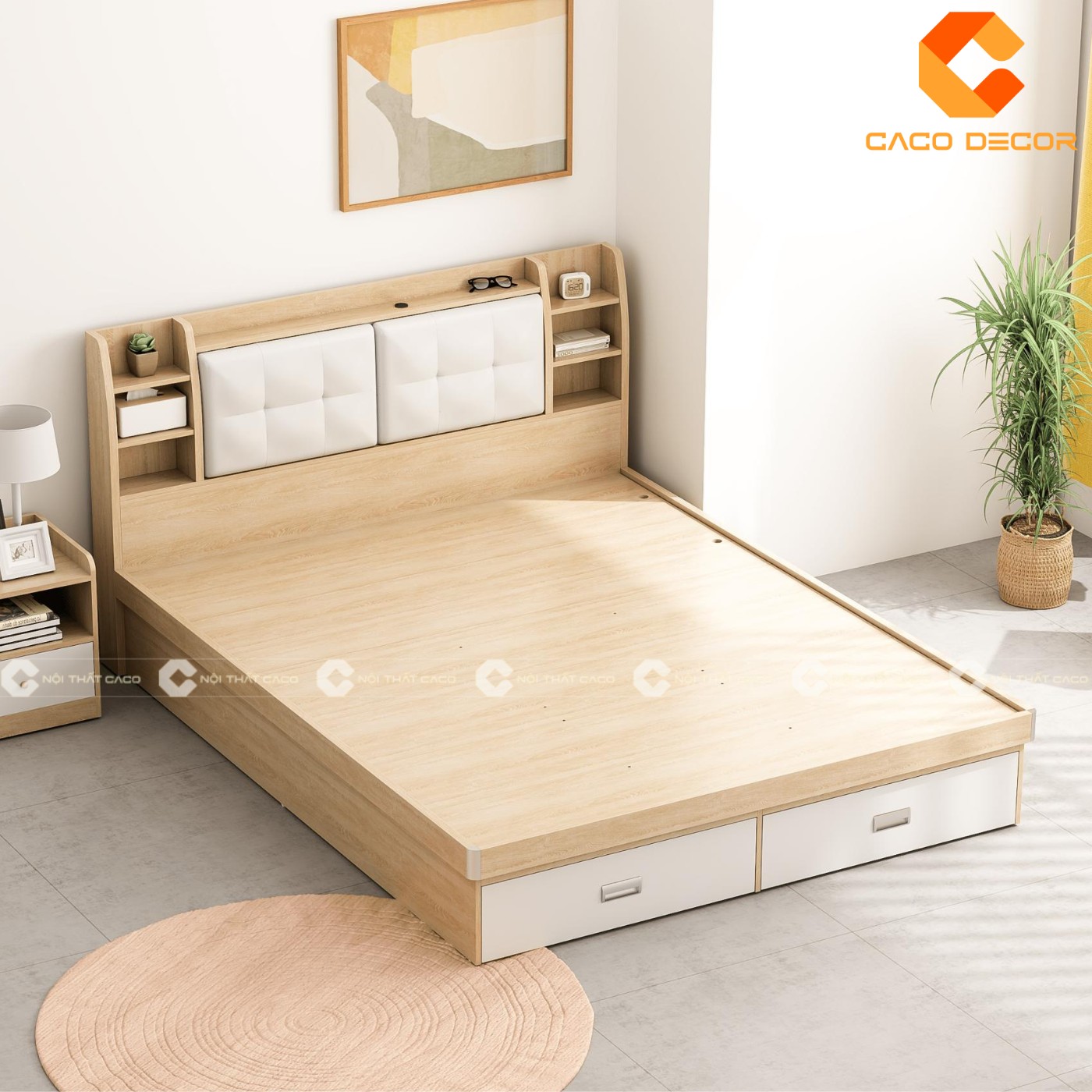 Giường ngủ gỗ công nghiệp đẹp, chất lượng với giá tốt nhất thị trường 11