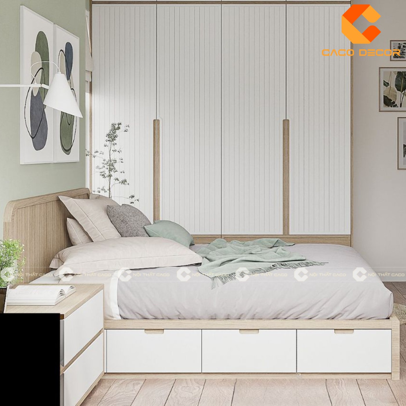 Giường ngủ gỗ công nghiệp đẹp, chất lượng với giá tốt nhất thị trường 12