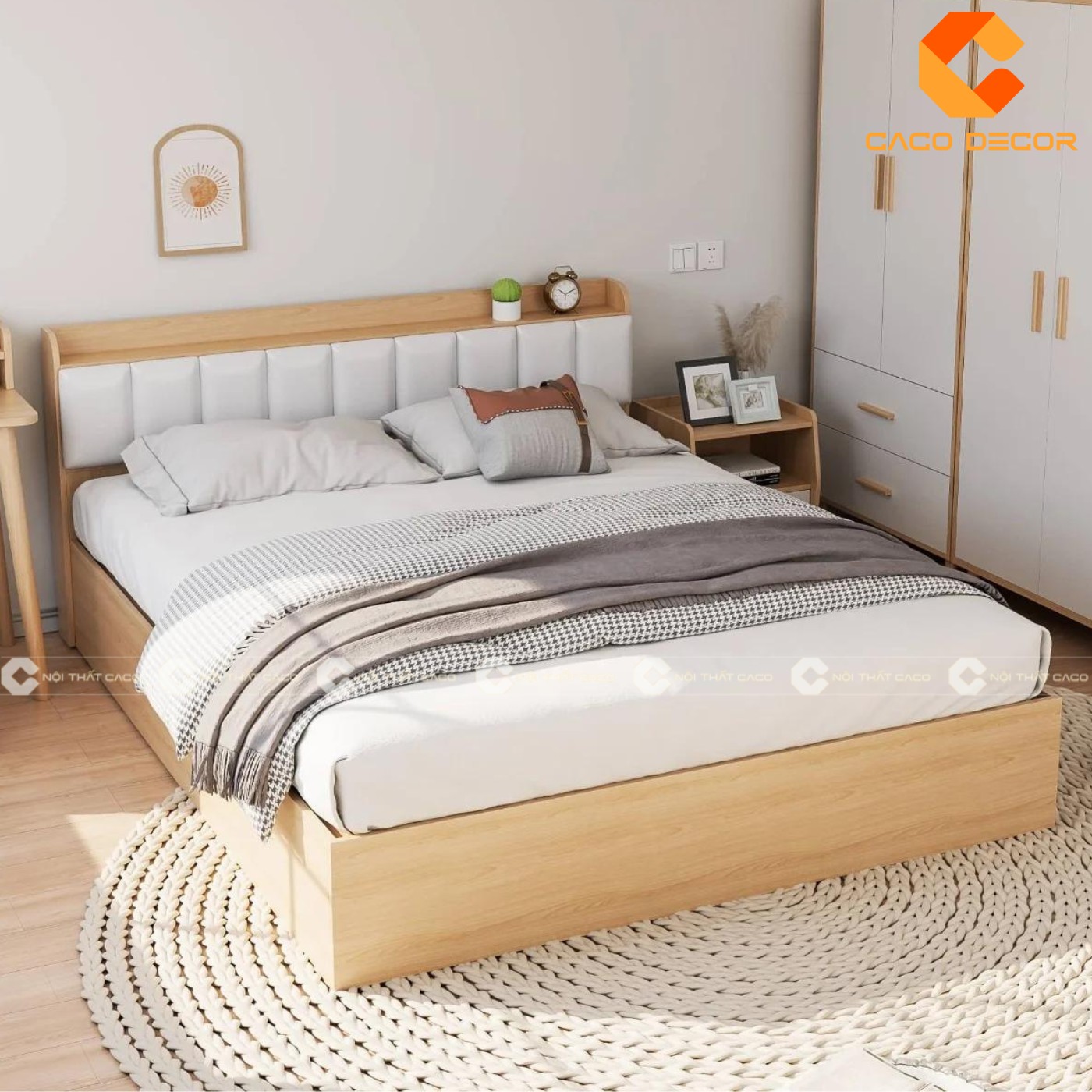 Giường ngủ gỗ công nghiệp đẹp, chất lượng với giá tốt nhất thị trường 14