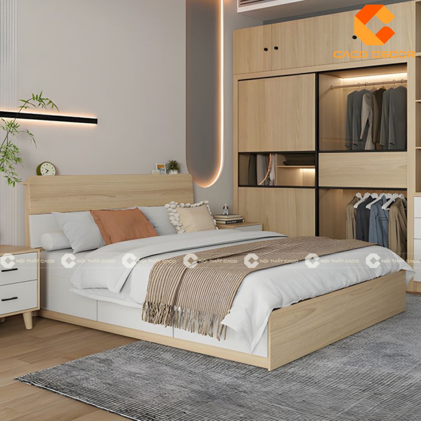 Giường ngủ gỗ công nghiệp đẹp, chất lượng với giá tốt nhất thị trường 15