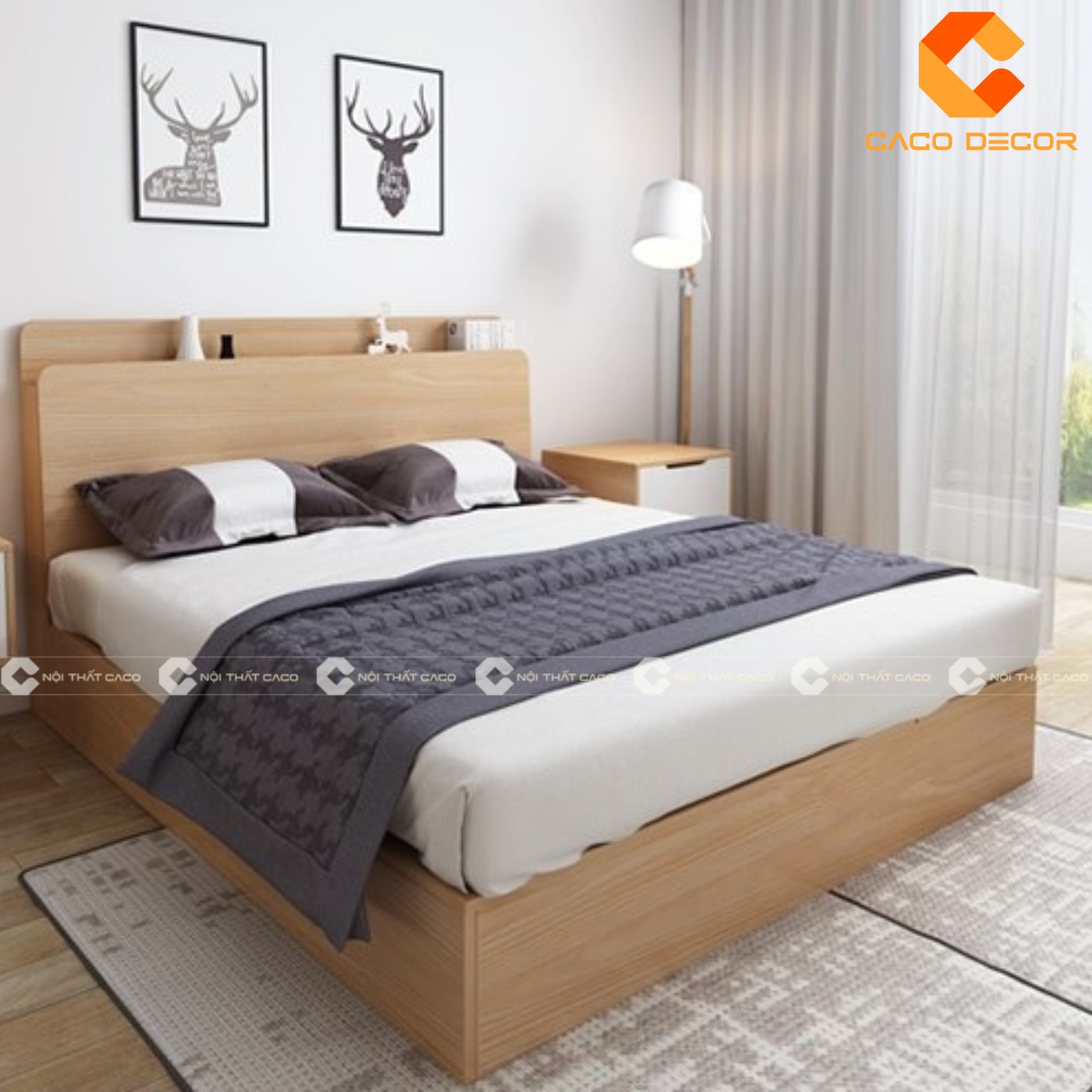 Giường ngủ gỗ công nghiệp đẹp, chất lượng với giá tốt nhất thị trường 16