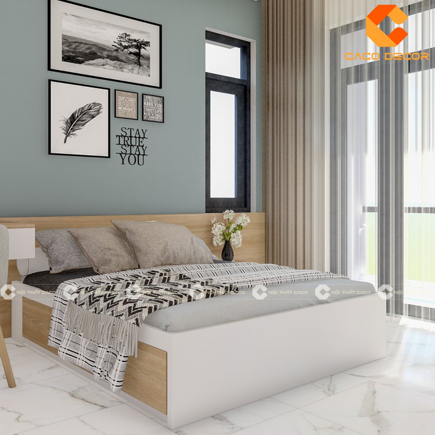 Giường ngủ gỗ công nghiệp đẹp, chất lượng với giá tốt nhất thị trường 17
